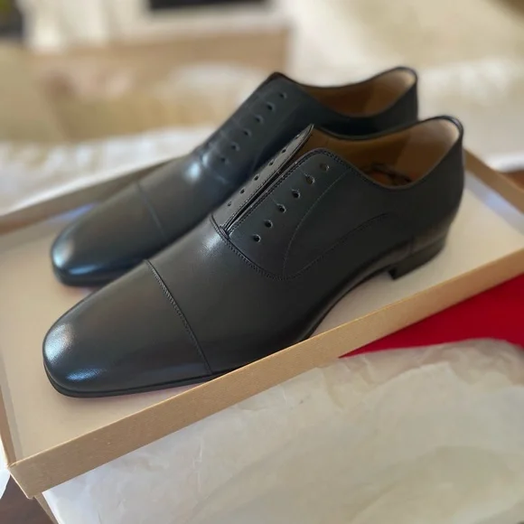 Christian Louboutin Greggo size 41 (US 8) Greggo - Oxfords - Patent calf leather - Black - Men  main image 4